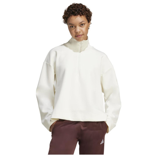 Adidas Γυναικείο φούτερ All SZN Soft Lux 1/4-Zip Sweatshirt